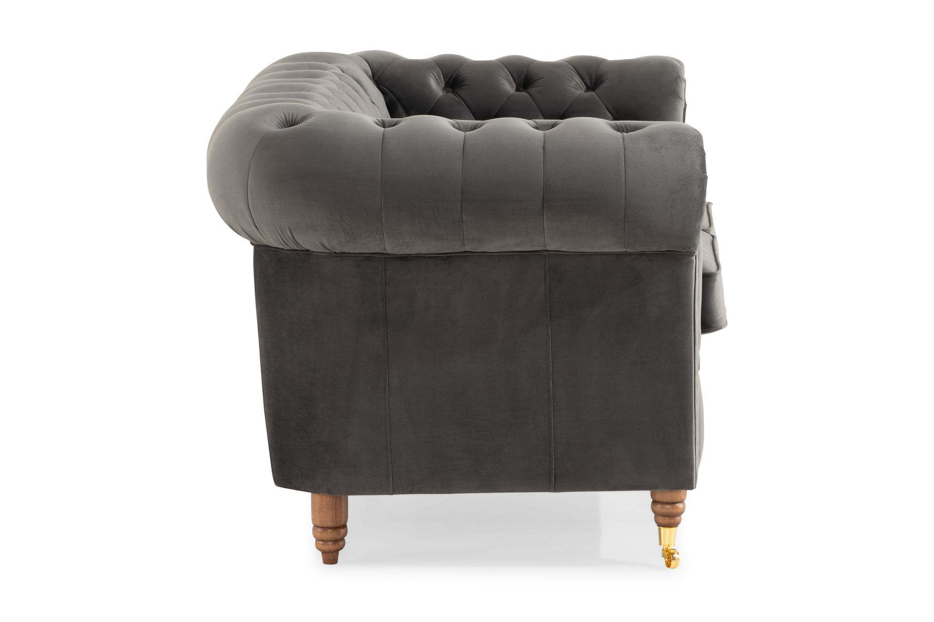 Chesterfield Deluxe 2-seter Sofa - Grå - Møbler - Sofaer - 2 seter sofa