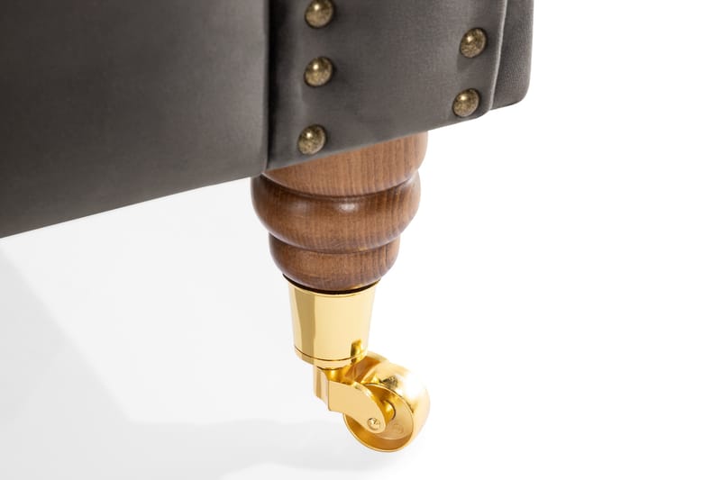 Chesterfield Deluxe 2-seter Sofa - Grå - Møbler - Sofaer - 2 seter sofa