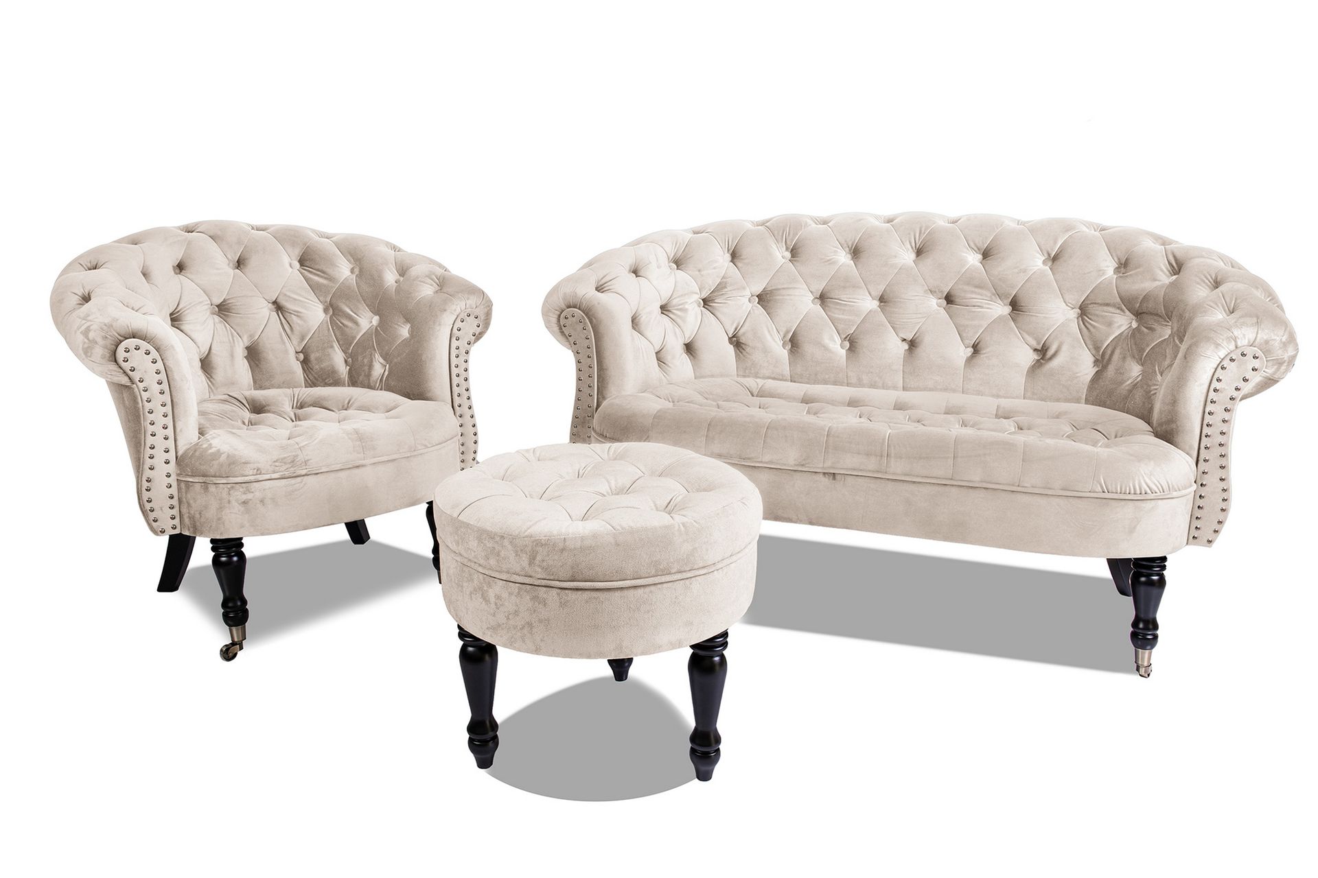 Chesterfield Ludovic Sofa 2-seters - Beige - Møbler - Sofaer - 2 seter sofa
