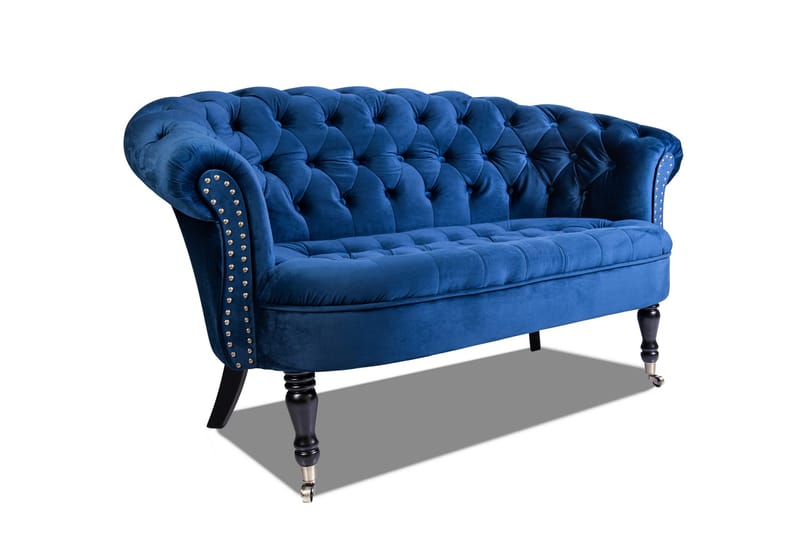 Chesterfield Ludovic Sofa 2-seters - Blå - Møbler - Sofaer - 2 seter sofa