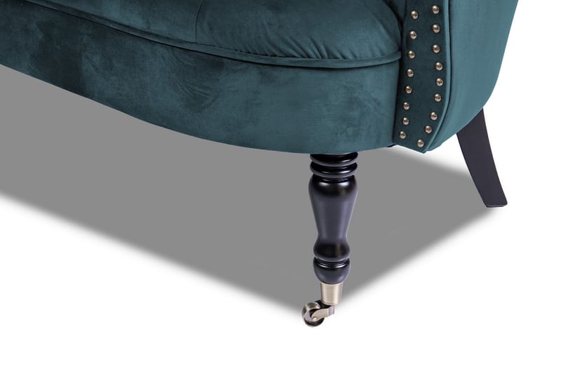 Chesterfield Ludovic Sofa 2-seters - Blågrønn - Møbler - Sofaer - 2 seter sofa