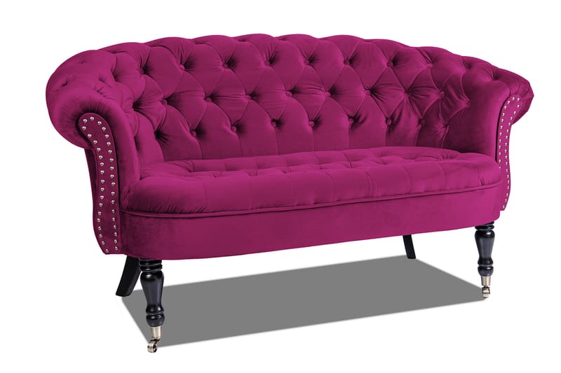 Chesterfield Ludovic Sofa 2-seters - Cerise - Møbler - Sofaer - 2 seter sofa