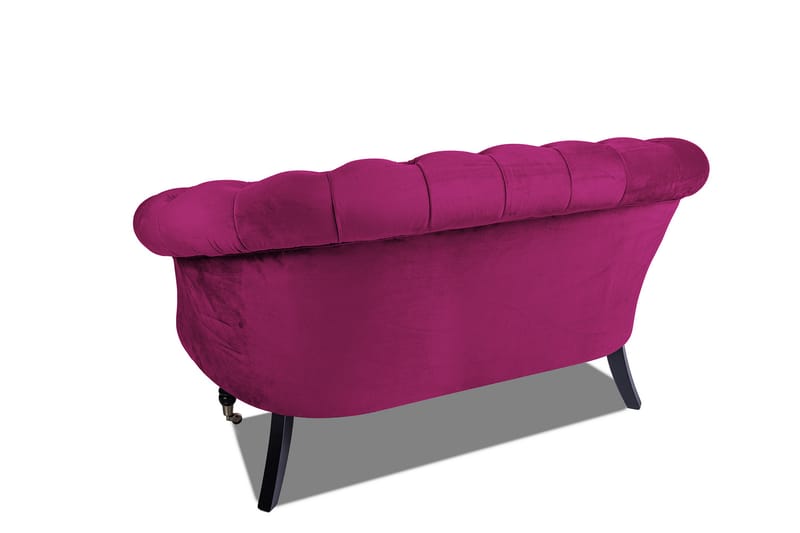 Chesterfield Ludovic Sofa 2-seters - Cerise - 2 seter sofa - Chesterfield sofaer - Fløyel sofaer