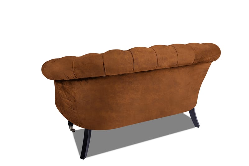 Chesterfield Ludovic Sofa 2-seters - Konjakk - 2 seter sofa - Chesterfield sofaer - Fløyel sofaer