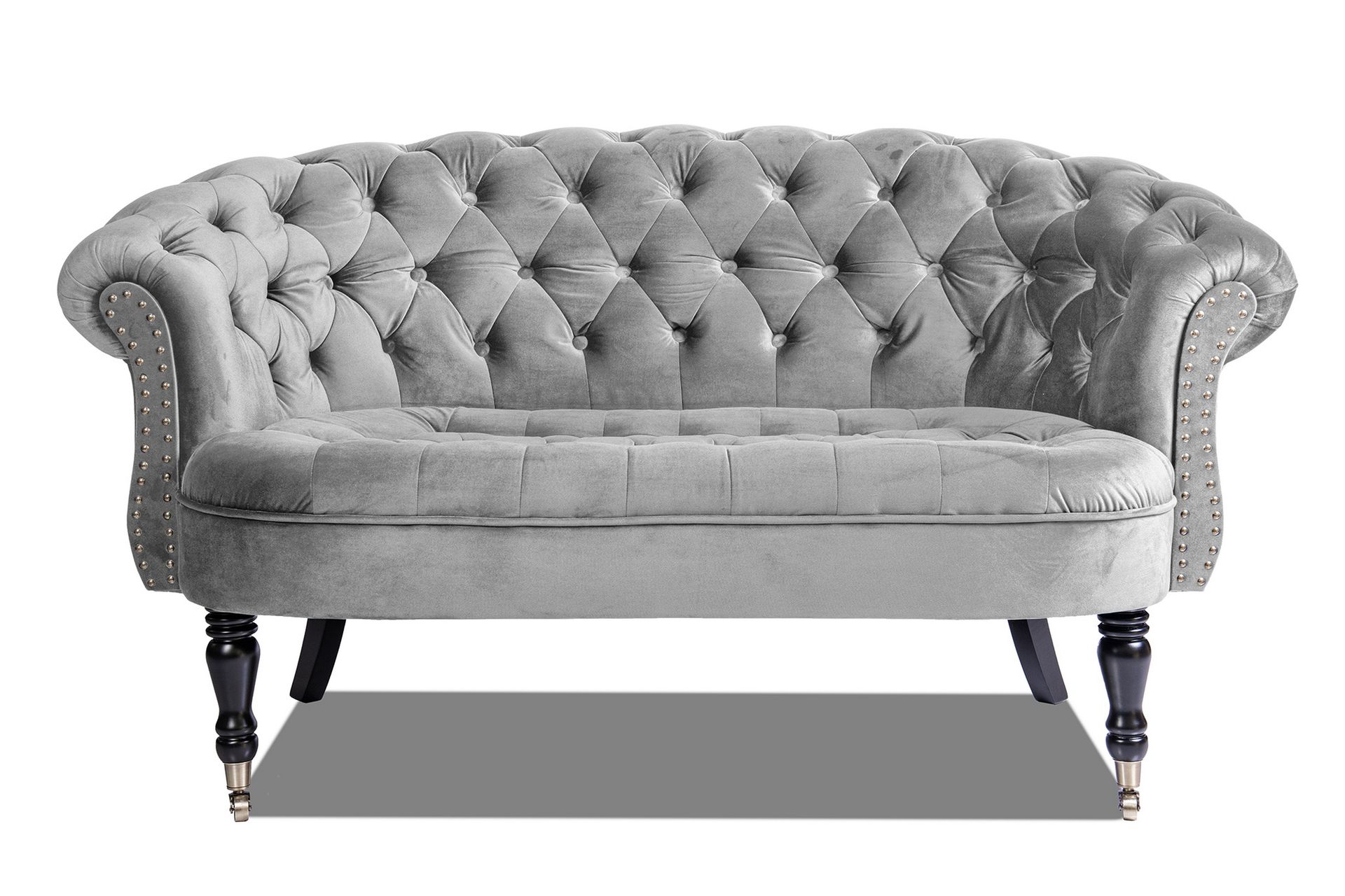 Chesterfield Ludovic Sofa 2-seters - Lys grå - Møbler - Sofaer - 2 seter sofa