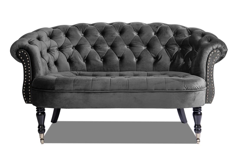 Chesterfield Ludovic Sofa 2-seters - Mørkegrå - Møbler - Sofaer - 2 seter sofa