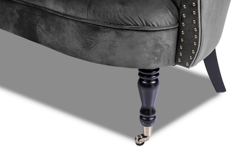 Chesterfield Ludovic Sofa 2-seters - Mørkegrå - Møbler - Sofaer - 2 seter sofa
