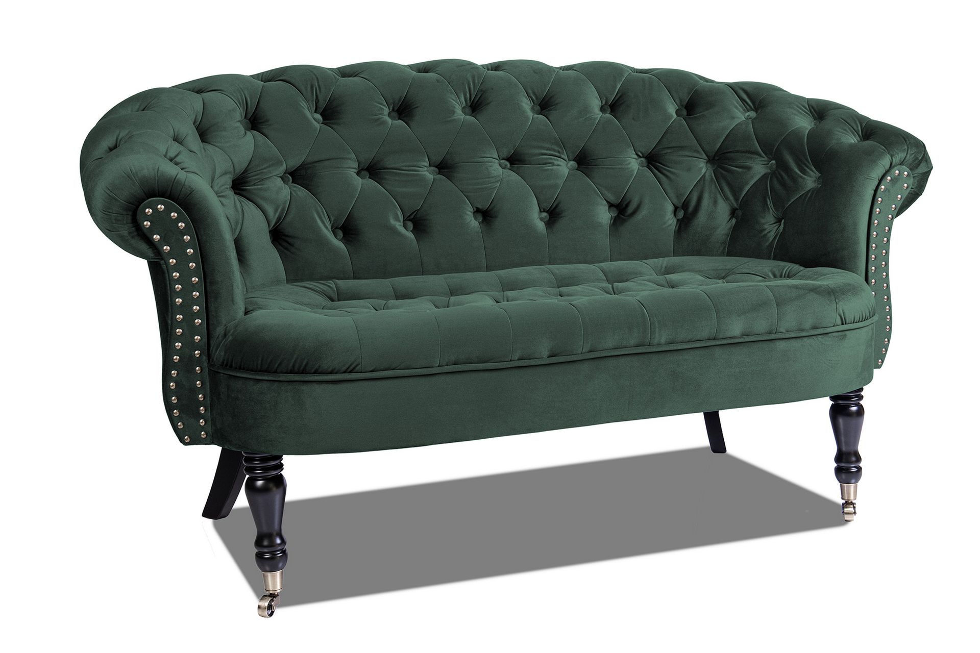 Chesterfield Ludovic Sofa 2-seters - Mørkegrønn - Møbler - Sofaer - 2 seter sofa