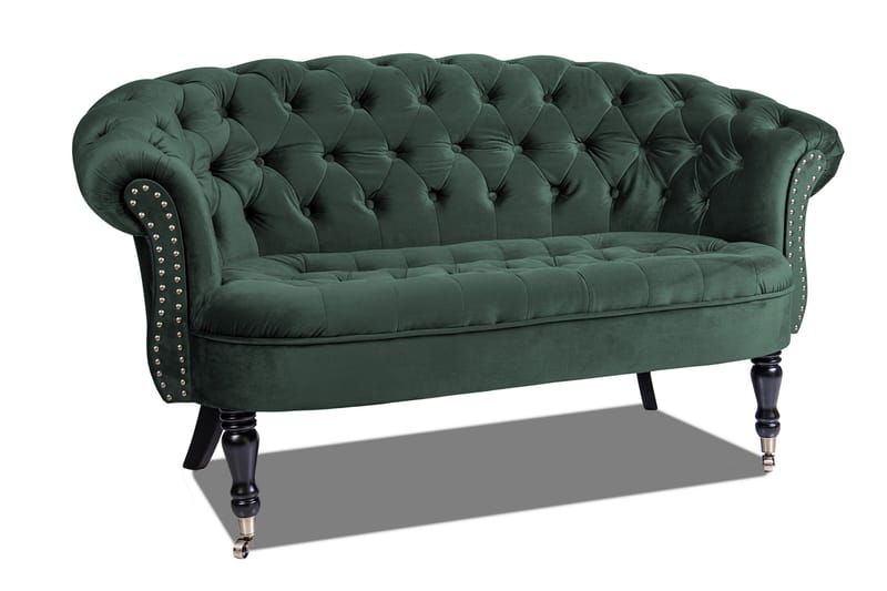 Chesterfield Ludovic Sofa 2-seters - Mørkegrønn - Møbler - Sofaer - 2 seter sofa