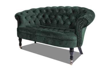 Chesterfield Ludovic Sofa 2-seters - Mørkegrønn - Møbler - Sofaer - 2 seter sofa