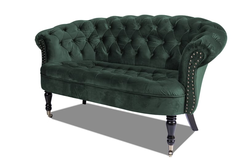 Chesterfield Ludovic Sofa 2-seters - Mørkegrønn - Møbler - Sofaer - 2 seter sofa