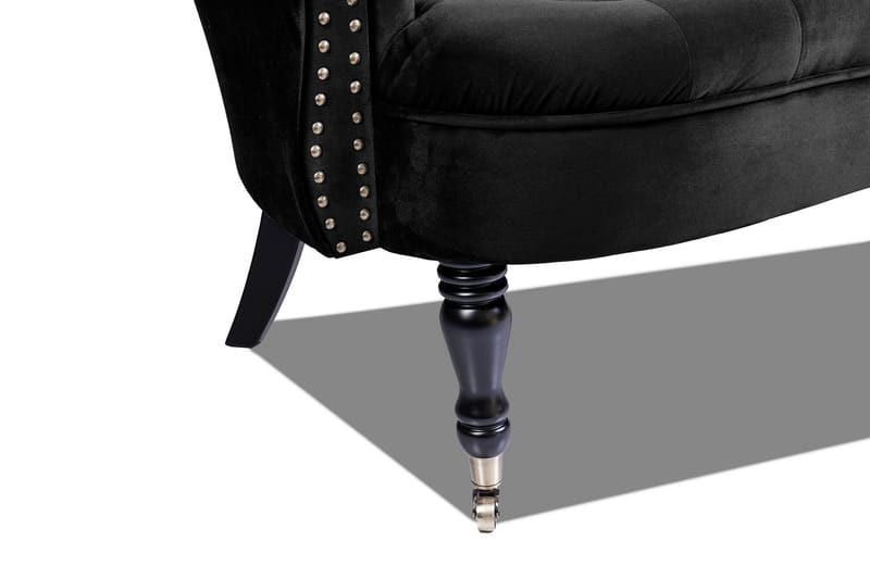 Chesterfield Ludovic Sofa 2-seters - Svart - Møbler - Sofaer - 2 seter sofa