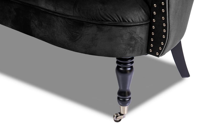Chesterfield Ludovic Sofa 2-seters - Svart - Møbler - Sofaer - 2 seter sofa