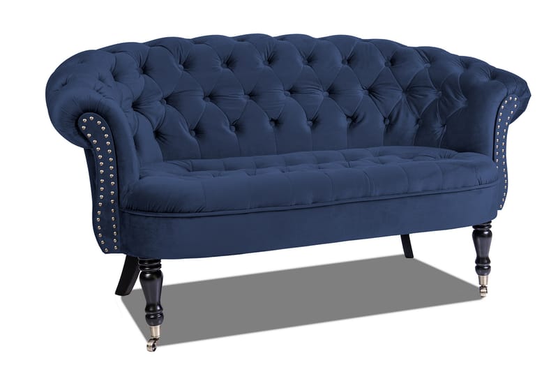 Chesterfield Ludovic Sofa 2-seters - Petrolblå - Møbler - Sofaer - 2 seter sofa