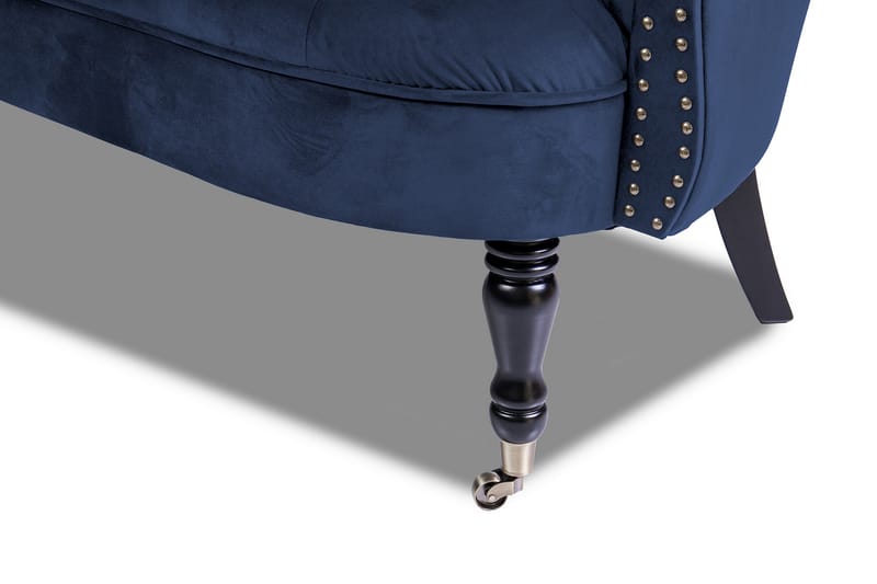 Chesterfield Ludovic Sofa 2-seters - Petrolblå - Møbler - Sofaer - 2 seter sofa