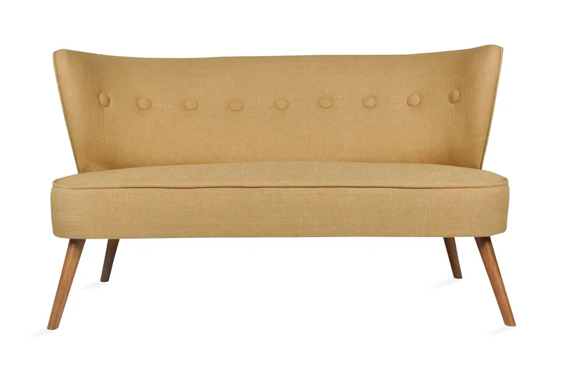 Clivocast 2-Seter Sofa - Gul - Møbler - Sofaer - 2 seter sofa