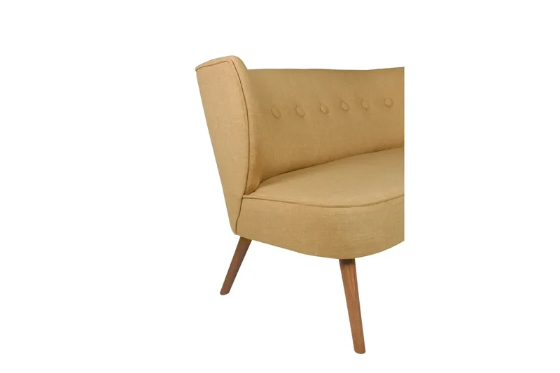 Clivocast 2-Seter Sofa - Gul - Møbler - Sofaer - 2 seter sofa