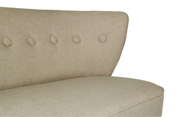 Clivocast Dyp 2-seter Sofa i Stoff med Trebein - Grå - Møbler - Sofaer - 2 seter sofa