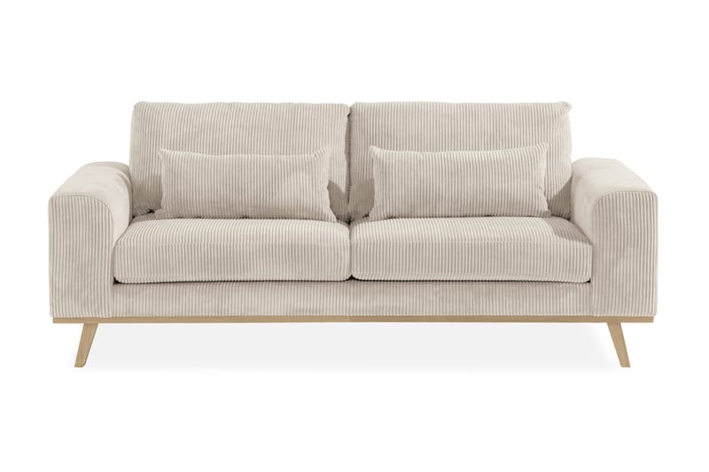 Copenhagen 2-seter Sofa Cordfløyel - Beige - 2 seter sofa