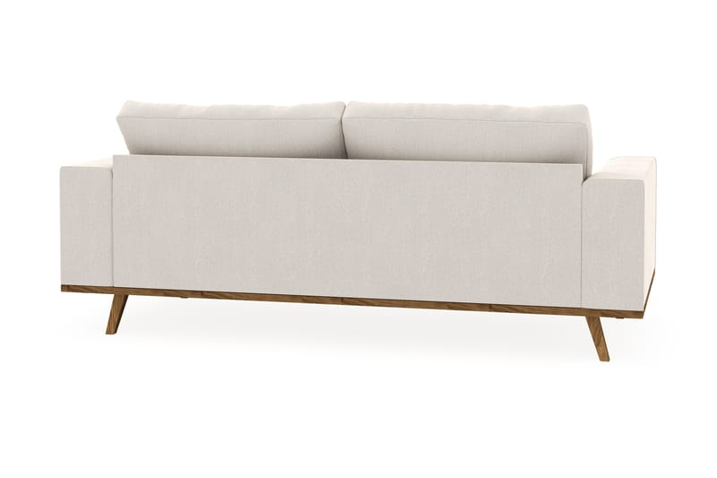 Copenhagen 2-seters Fløyelssofa - Kremhvit - Møbler - Sofaer - 2 seter sofa
