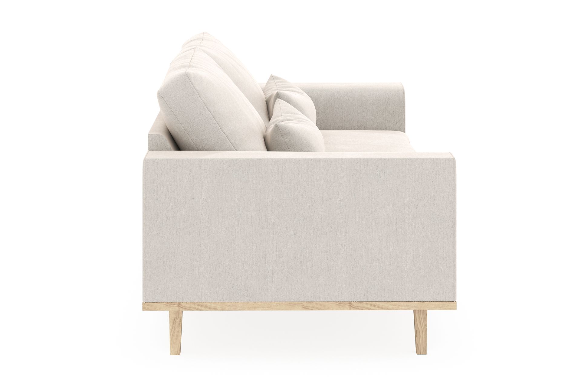 Copenhagen 2-seters Fløyelssofa - Kremhvit - Møbler - Sofaer - 2 seter sofa