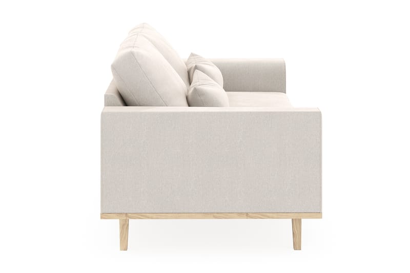 Copenhagen 2-seters Fløyelssofa - Kremhvit - Møbler - Sofaer - 2 seter sofa