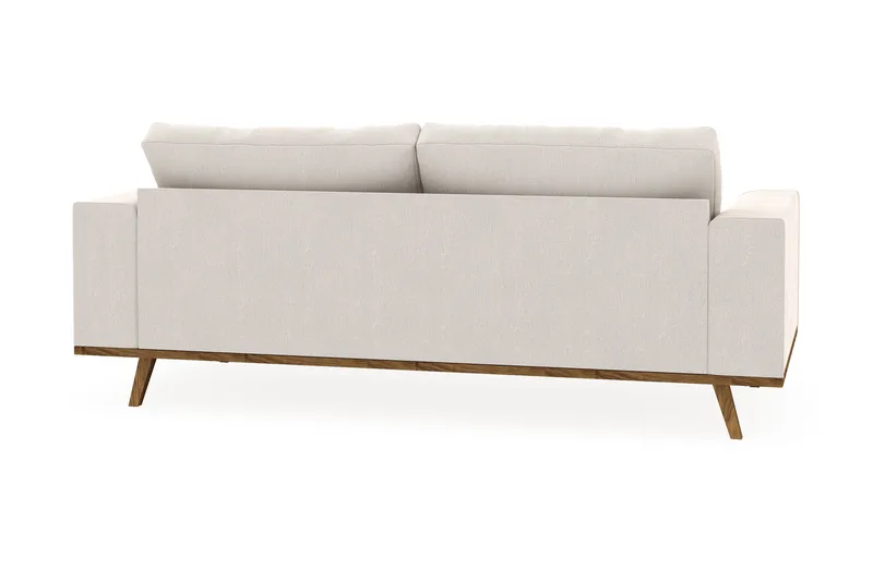 Copenhagen 2-seters Fløyelssofa - Kremhvit - Møbler - Sofaer - 2 seter sofa