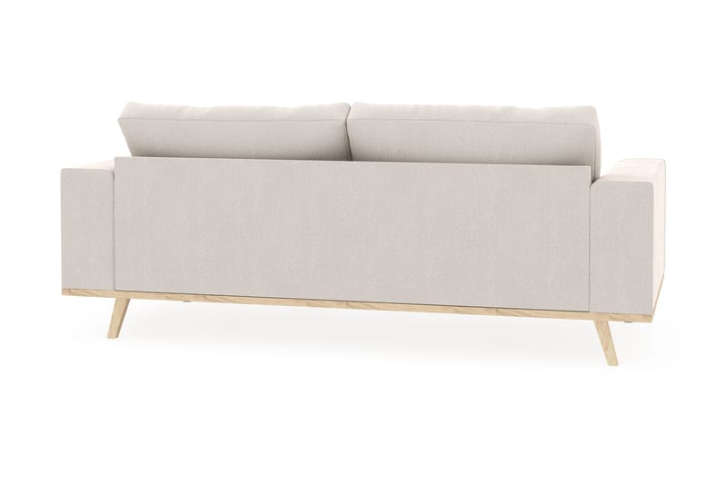 Copenhagen 2-seters Fløyelssofa - Kremhvit - Møbler - Sofaer - 2 seter sofa