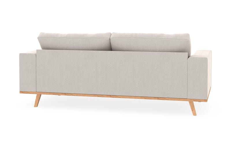 Copenhagen 2-seters Fløyelssofa - Kremhvit - Møbler - Sofaer - 2 seter sofa