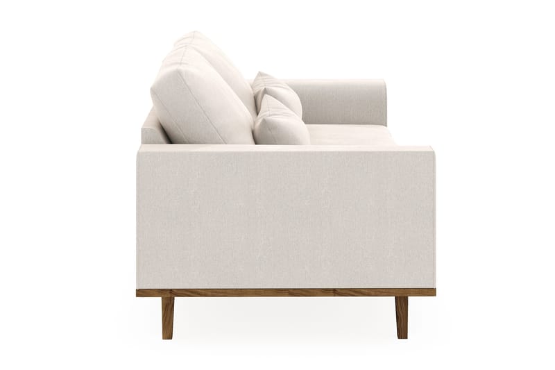 Copenhagen 2-seters Fløyelssofa - Kremhvit - Møbler - Sofaer - 2 seter sofa