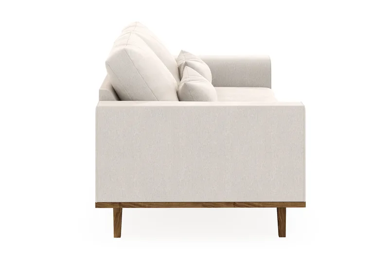 Copenhagen 2-seters Fløyelssofa - Kremhvit - Møbler - Sofaer - 2 seter sofa