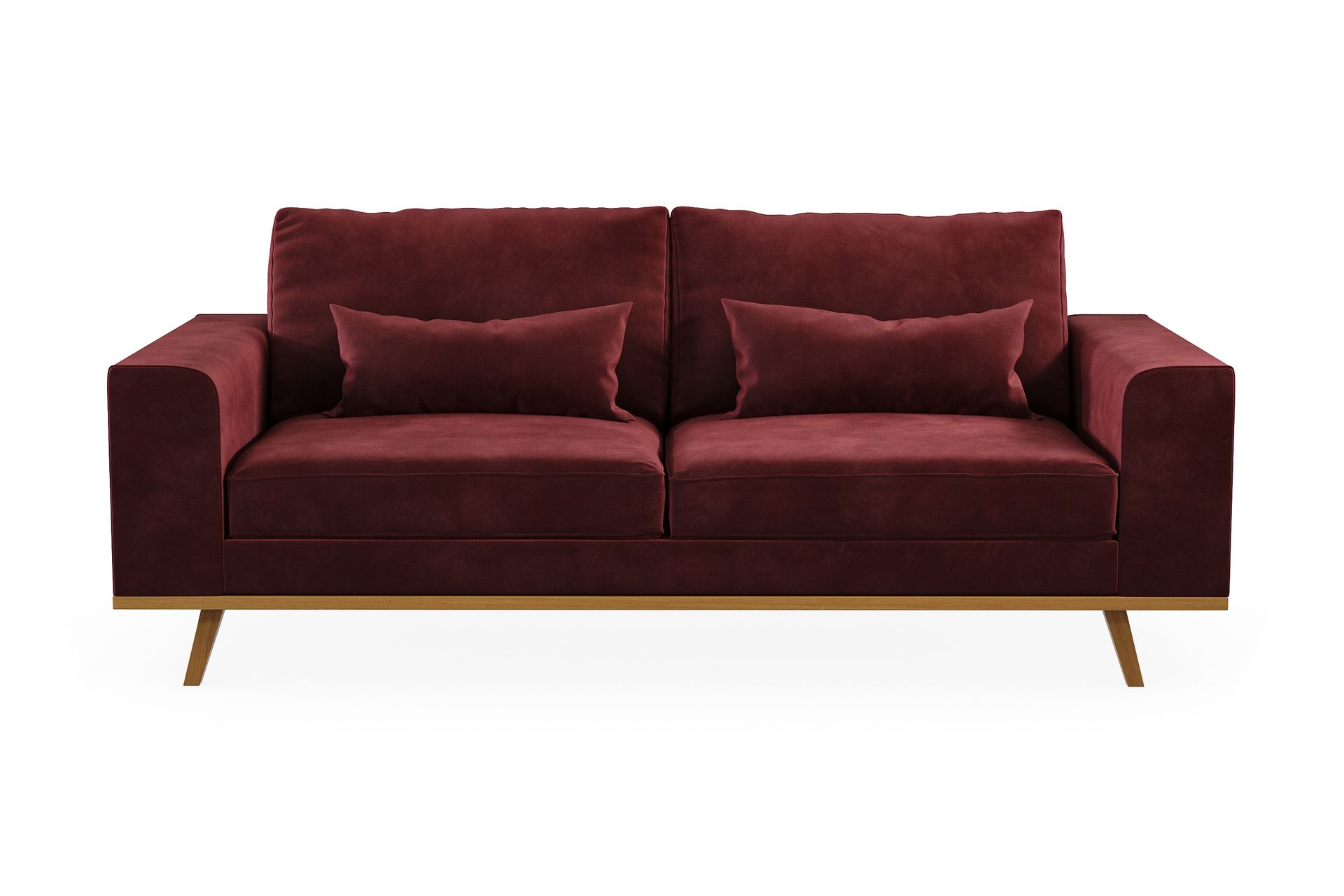 Copenhagen 2-seters Fløyelssofa - Lilla - Møbler - Sofaer - 2 seter sofa