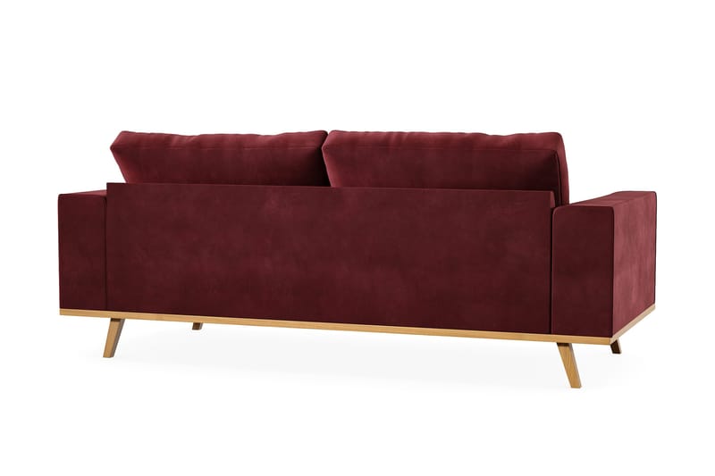 Copenhagen 2-seters Fløyelssofa - Lilla - Møbler - Sofaer - 2 seter sofa