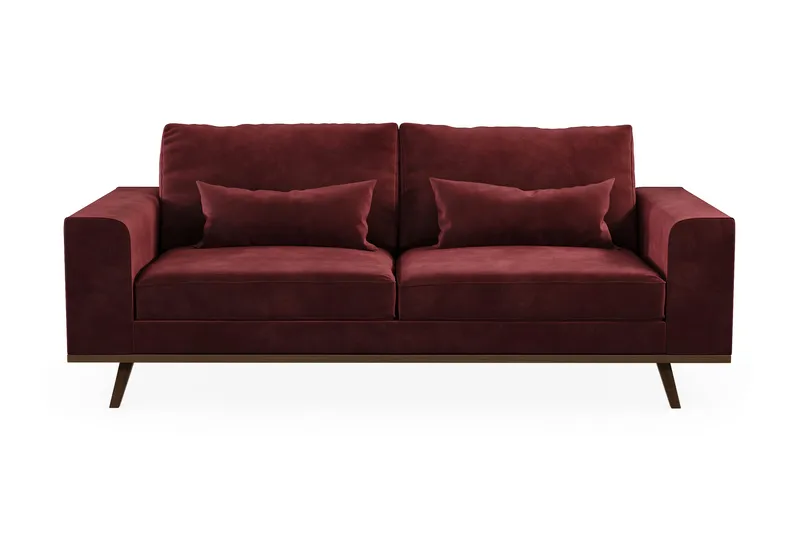 Copenhagen 2-seters Fløyelssofa - Lilla - Møbler - Sofaer - 2 seter sofa