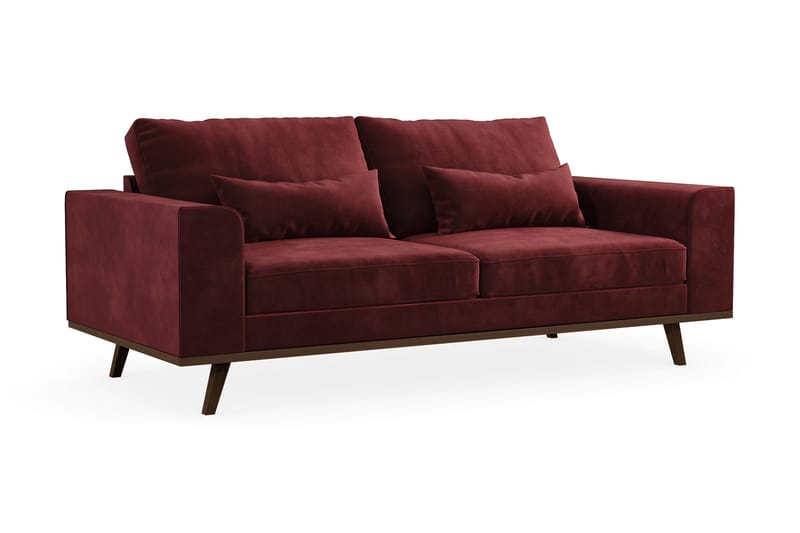 Copenhagen 2-seters Fløyelssofa - Lilla - Møbler - Sofaer - 2 seter sofa