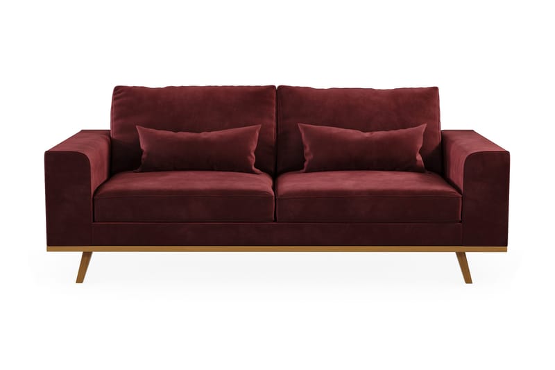 Copenhagen 2-seters Fløyelssofa - Lilla - Møbler - Sofaer - 2 seter sofa