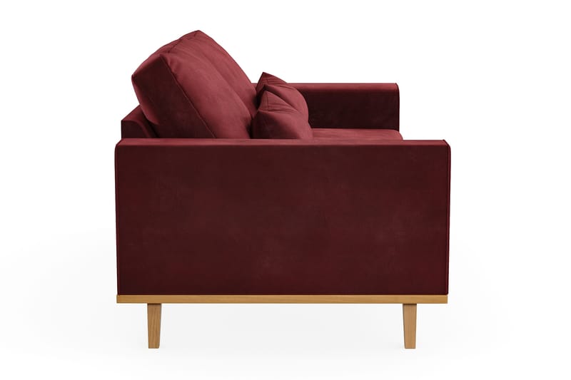 Copenhagen 2-seters Fløyelssofa - Lilla - Møbler - Sofaer - 2 seter sofa