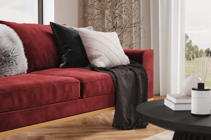 Copenhagen 2-seters Fløyelssofa - Lilla - Møbler - Sofaer - 2 seter sofa