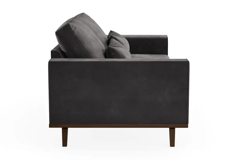 Copenhagen 2-seters Fløyelssofa - Mørk grå - Møbler - Sofaer - 2 seter sofa