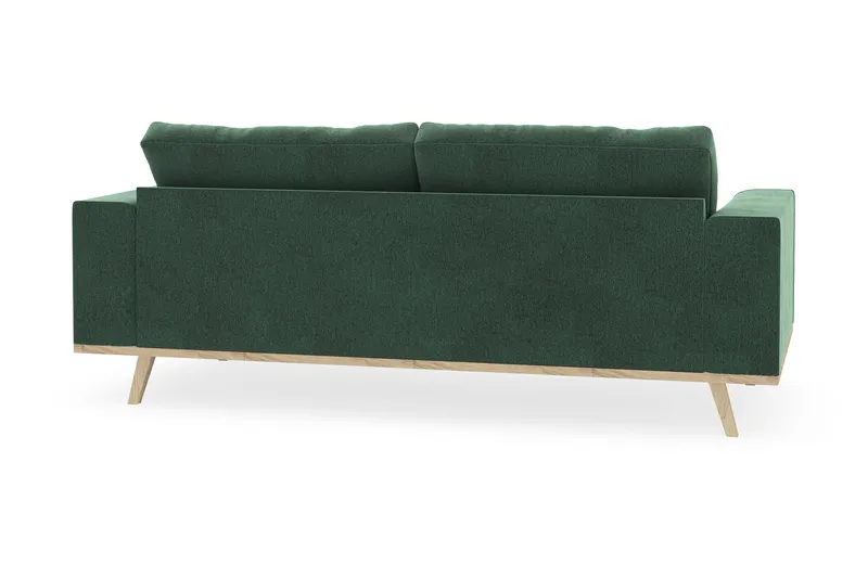 Copenhagen 2-seters Fløyelssofa - Mørk grønn - Møbler - Sofaer - 2 seter sofa