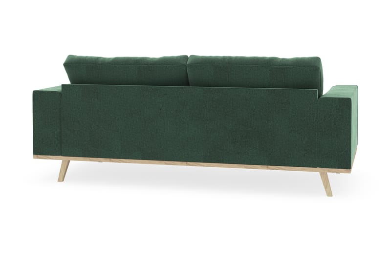 Copenhagen 2-seters Fløyelssofa - Mørk grønn - Møbler - Sofaer - 2 seter sofa