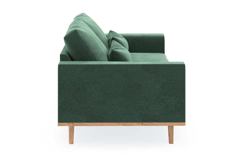 Copenhagen 2-seters Fløyelssofa - Mørk grønn - Møbler - Sofaer - 2 seter sofa