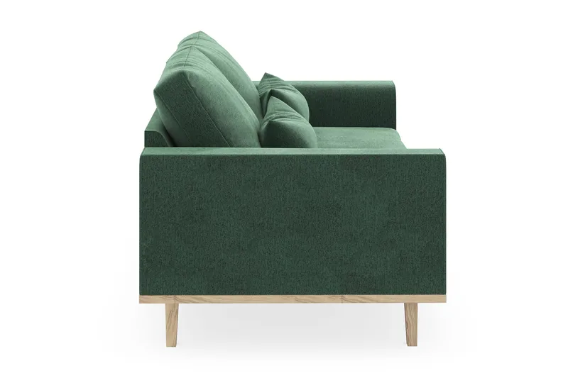 Copenhagen 2-seters Fløyelssofa - Mørk grønn - Møbler - Sofaer - 2 seter sofa