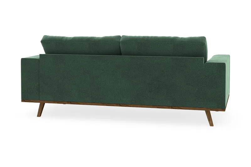 Copenhagen 2-seters Fløyelssofa - Mørk grønn - Møbler - Sofaer - 2 seter sofa
