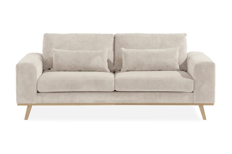 Copenhagen 2-seters Manchestersofa - Beige - Møbler - Sofaer - 2 seter sofa