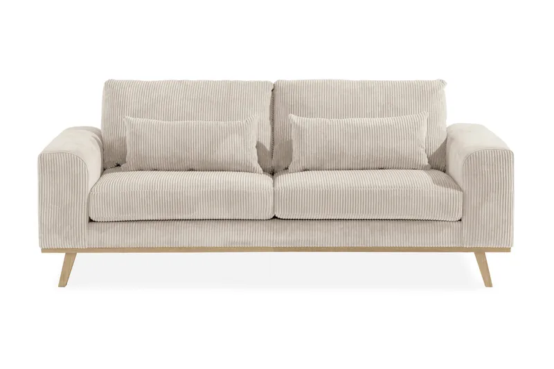 Copenhagen 2-seters Manchestersofa, Beige