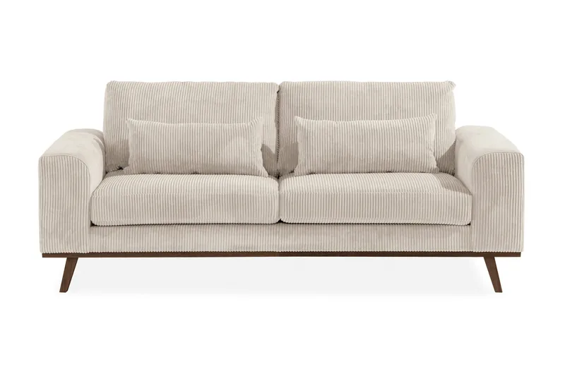 Copenhagen 2-seters Manchestersofa - Beige - Møbler - Sofaer - 2 seter sofa