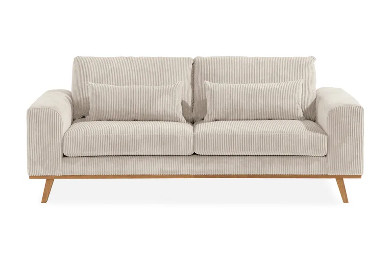 Copenhagen 2-seters Manchestersofa - Beige - Møbler - Sofaer - 2 seter sofa