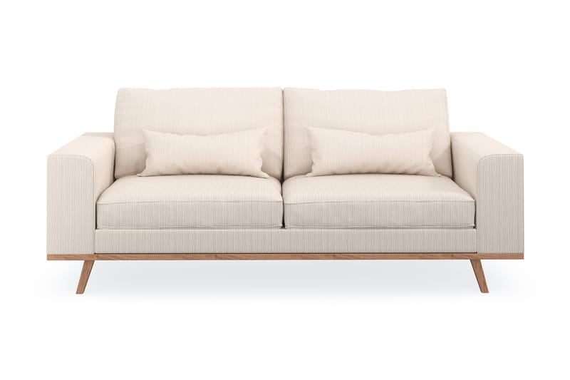 Copenhagen 2-seters Manchestersofa - Beige - Møbler - Sofaer - 2 seter sofa