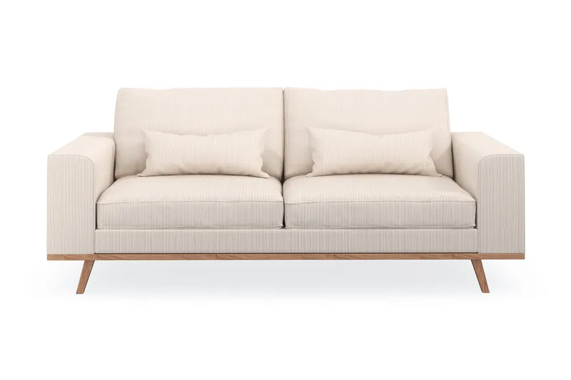 Copenhagen 2-seters Manchestersofa - Beige - Møbler - Sofaer - 2 seter sofa